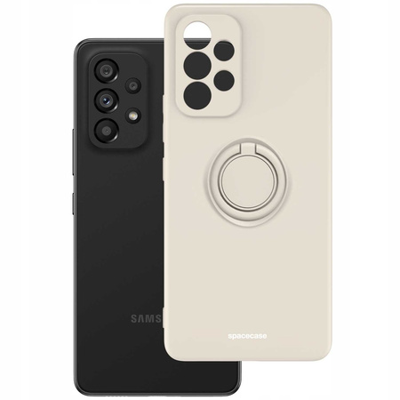 Spacecase Silicone Ring Galaxy A53 5G bone