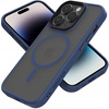 Etui Spacecase Hybrid Mag do iPhone 14 Pro granatowe