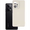 Etui silikonowe Spacecase Silicone Case do Redmi Note 12 Pro 5G kremowe
