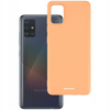 Spacecase Silicone Case Galaxy A71 orange
