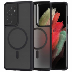 Etui Spacecase Hybrid Mag do Galaxy S21 Ultra czarne