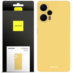 Spacecase Silicone Case Poco F5 yellow