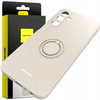 Etui Spacecase Silicone Ring do Galaxy A25 5G kremowe