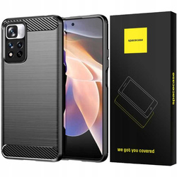Spacecase Carbon Redmi Note 11 Pro czarny