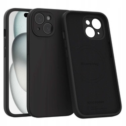Spacecase Silicone Mag iPhone 15 black