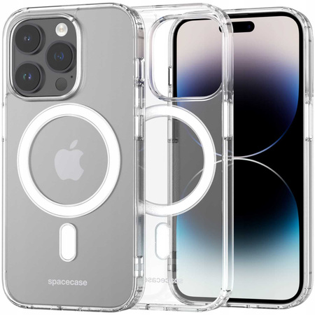 Etui Spacecase Clear Mag do iPhone 14 Pro Max przezroczyste