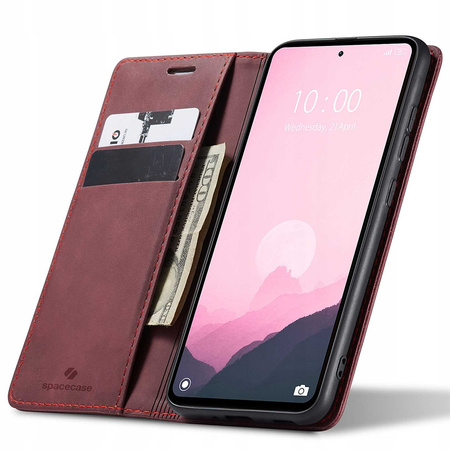 ZAPS Wallet Redmi 12C wiśniowy