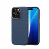 Etui skórzane Spacecase Classy Mag do iPhone 16 Pro granatowe