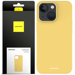 Spacecase Silicone Case iPhone 13 yellow