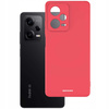 Etui silikonowe Spacecase Silicone Case do Redmi Note 12 Pro 5G czerwone