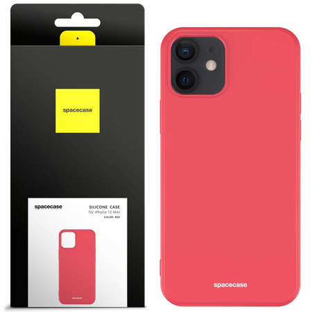 Spacecase Silicone Case iPhone 12 Mini red
