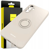 Etui Spacecase Silicone Ring do Galaxy A15 4G / 5G kremowe