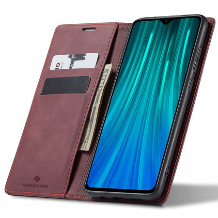 ZAPS Wallet Redmi Note 8 Pro wiśniowy