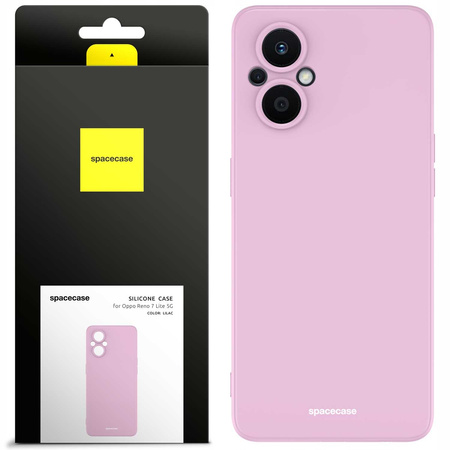 Spacecase Silicone Case Oppo Reno 7 Lite lilac