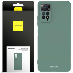 Spacecase Silicone Case Redmi Note 11 Pro 5G dark green