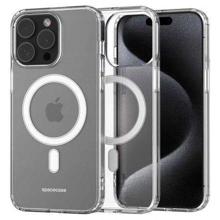 Etui Spacecase Clear Mag do iPhone 15 Pro Max przezroczyste