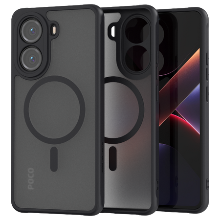 Spacecase Hybrid Mag Poco X7 Pro 5G black