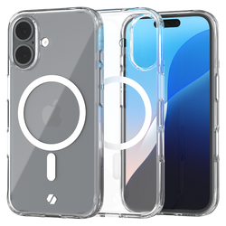 Etui Spacecase Clear Mag do iPhone 16 przezroczyste