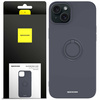 Etui Spacecase Silicone Ring do iPhone 15 Plus czarne