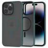 Etui Spacecase Hybrid Mag do iPhone 14 Pro Max ciemno zielone