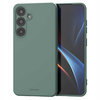 Etui silikonowe Spacecase Silicone Case do Galaxy S25 ciemno zielone