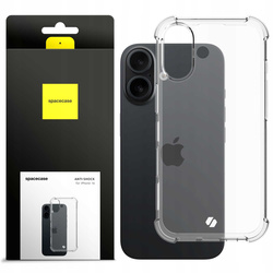 Etui Spacecase Anti-shock do iPhone 16 przezroczyste