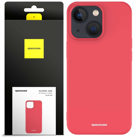 Spacecase Silicone Case iPhone 13 Mini red