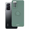 Etui Spacecase Silicone Ring do Redmi Note 11 Pro 4G/5G zielone