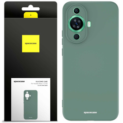 Etui silikonowe Spacecase Silicone Case do Huawei Nova 11/12S ciemno zielone