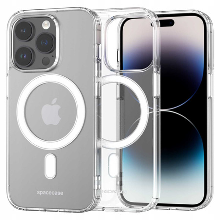 Etui Spacecase Clear Mag do iPhone 14 Pro przezroczyste