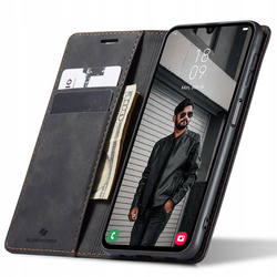 Etui z klapką Spacecase Wallet do Galaxy A24 czarne