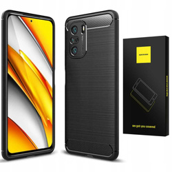 Spacecase Carbon Poco F3 czarny