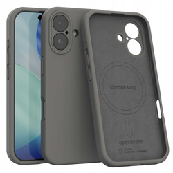 Spacecase Silicone Mag iPhone 17 gray