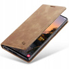 Etui z klapką Spacecase Wallet do Galaxy S24 Ultra jasno brązowe