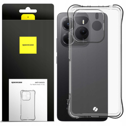 Etui Spacecase Anti-shock do Redmi Note 14 5G przezroczyste