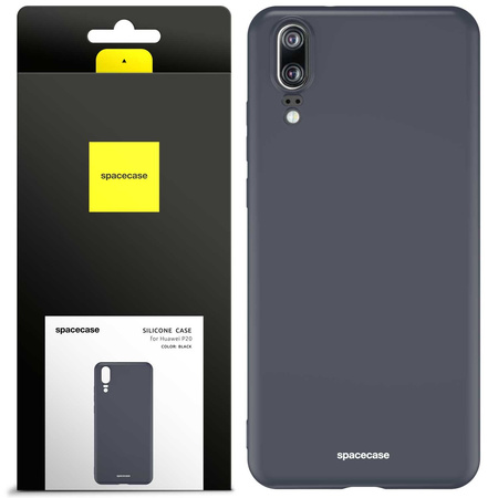 Spacecase Silicone Case Huawei P20 black