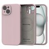 Spacecase Silicone Mag iPhone 15 baby pink
