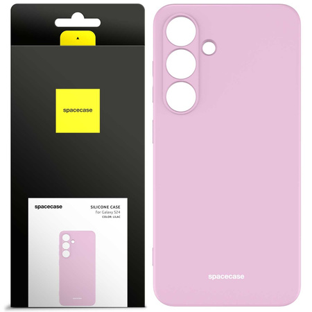 Etui silikonowe Spacecase Silicone Case do Galaxy S24 liliowe
