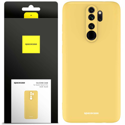 Spacecase Silicone Case Redmi Note 8 Pro yellow