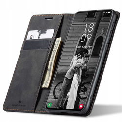 Etui z klapką Spacecase Wallet do Galaxy S21 czarne