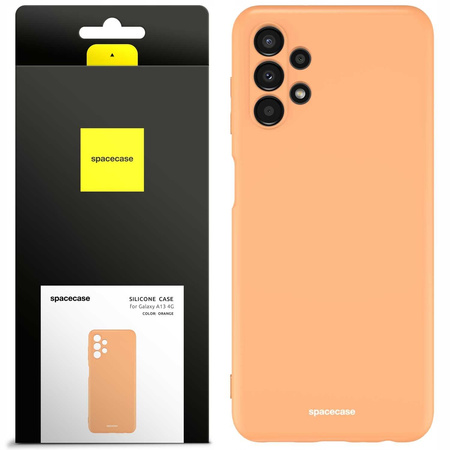 Spacecase Silicone Case Galaxy A13 4G orange