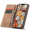 Etui z klapką Spacecase Wallet do iPhone 11 jasno brązowe