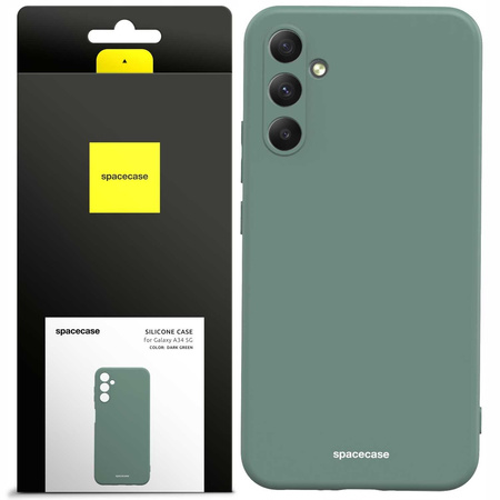 Spacecase Silicone Case Galaxy A34 5G dark green