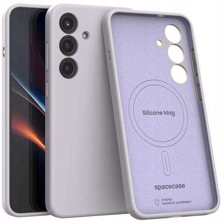 Spacecase Silicone Mag Galaxy S25+ light purple