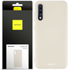 Etui silikonowe Spacecase Silicone Case do Galaxy A70 kremowe