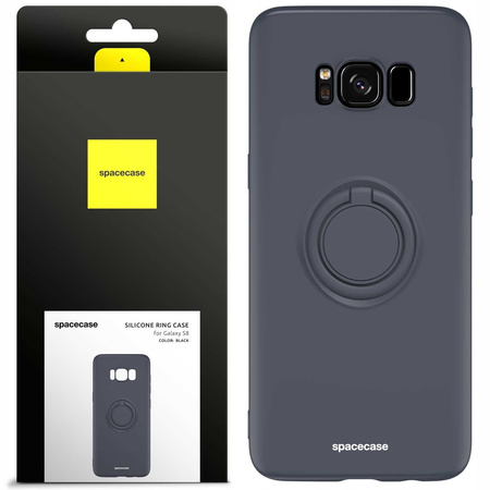 Spacecase Silicone Ring Galaxy S8 black
