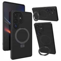 Etui Spacecase Ring Pro Mag do Galaxy S25 Ultra czarne
