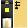 Etui silikonowe Spacecase Silicone Case do Galaxy S22 Ultra żółte