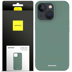 Spacecase Silicone Case iPhone 13 Mini dark green