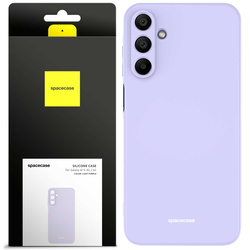 Etui silikonowe Spacecase Silicone Case do Galaxy A15 4G/5G jasno fioletowe